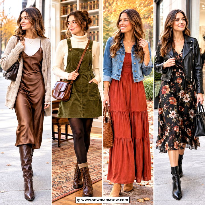 25 Dress Fall Outfits for Charming Cozy Everyday Style