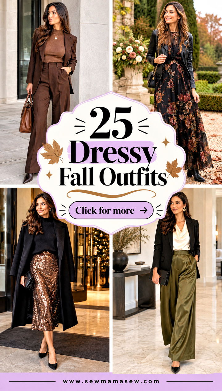 25 Dressy Fall Outfits for Elegant Dinners and Date Nights - 25 Dressy Fall Outfits for Elegant Dinners and Date Nights