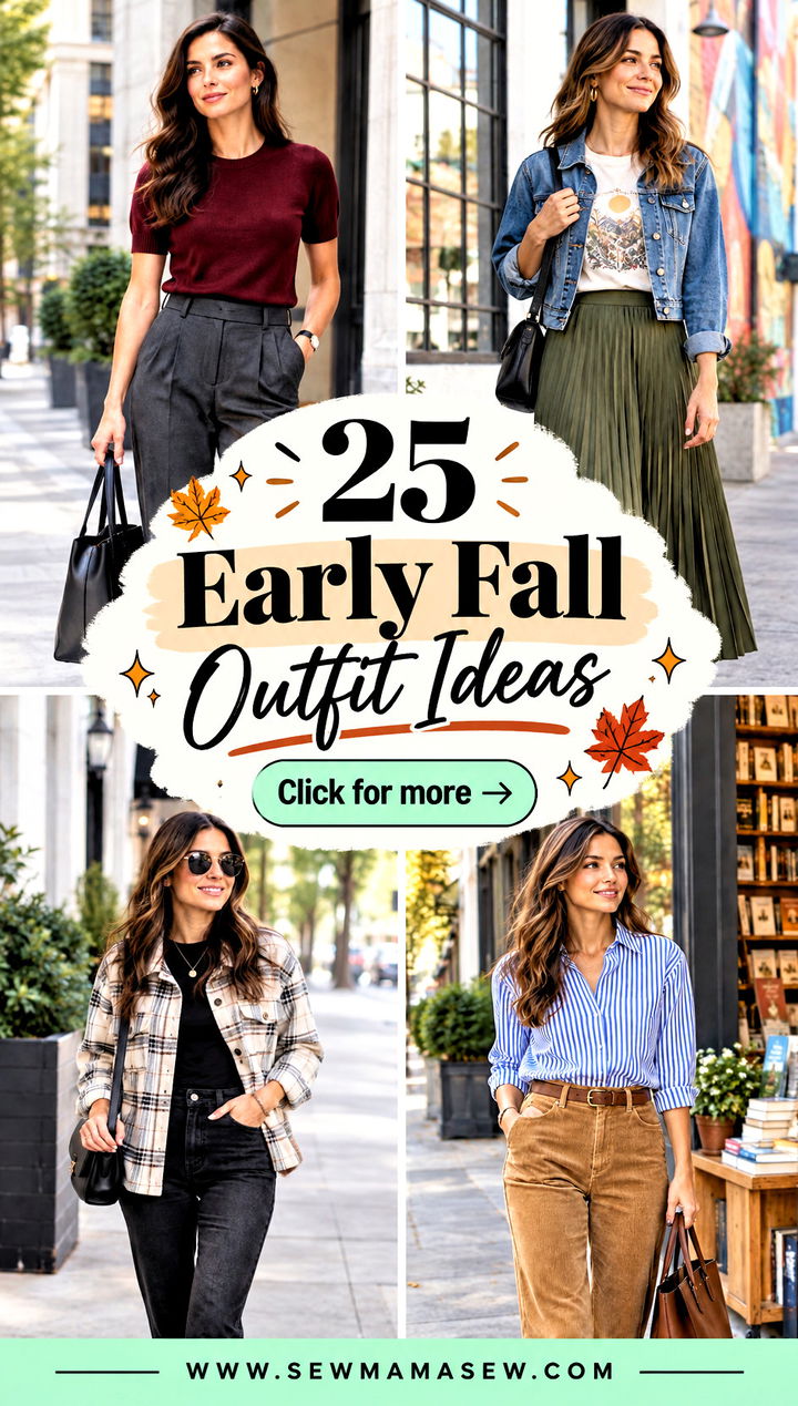 25 Early Fall Outfit Ideas for Effortless Transitional Style - 25 Early Fall Outfit Ideas for Effortless Transitional Style