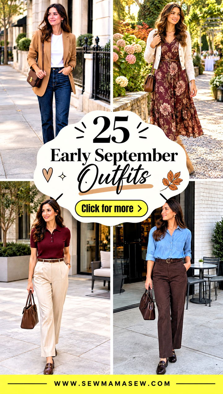 25 Early September Outfits for Fresh Easy Everyday Style - 25 Early September Outfits for Fresh, Easy Everyday Style