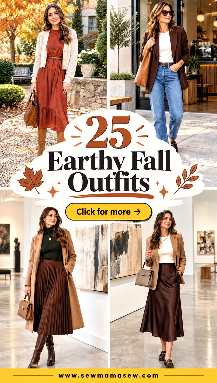 25 Earthy Fall Outfits for a Warm Naturally Stylish Look - 25 Earthy Fall Outfits for a Warm, Naturally Stylish Look