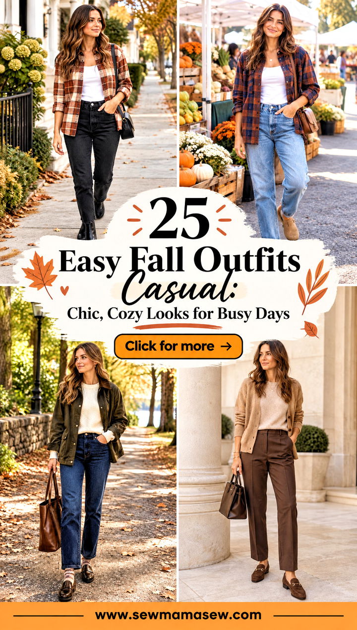 25 Easy Fall Outfits Casual Chic Cozy Looks for Busy Days - 25 Easy Fall Outfits Casual: Chic, Cozy Looks for Busy Days