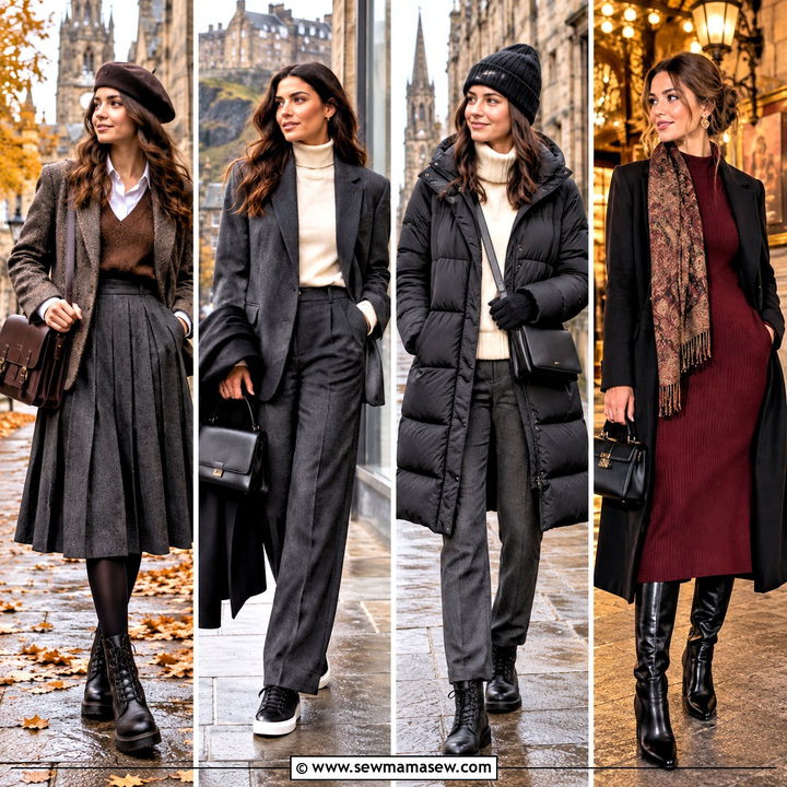25 Edinburgh Outfit Autumn Ideas for Cozy City Adventures