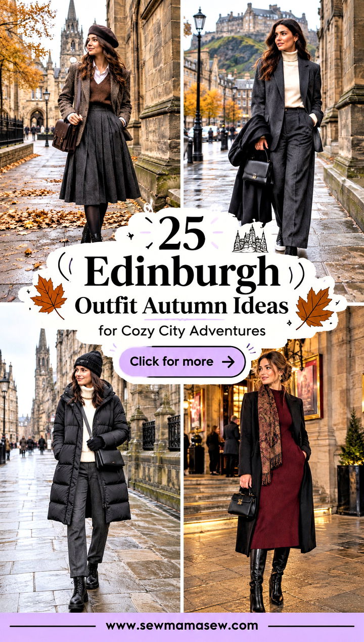25 Edinburgh Outfit Autumn Ideas for Cozy City Adventures - 25 Edinburgh Outfit Autumn Ideas for Cozy City Adventures