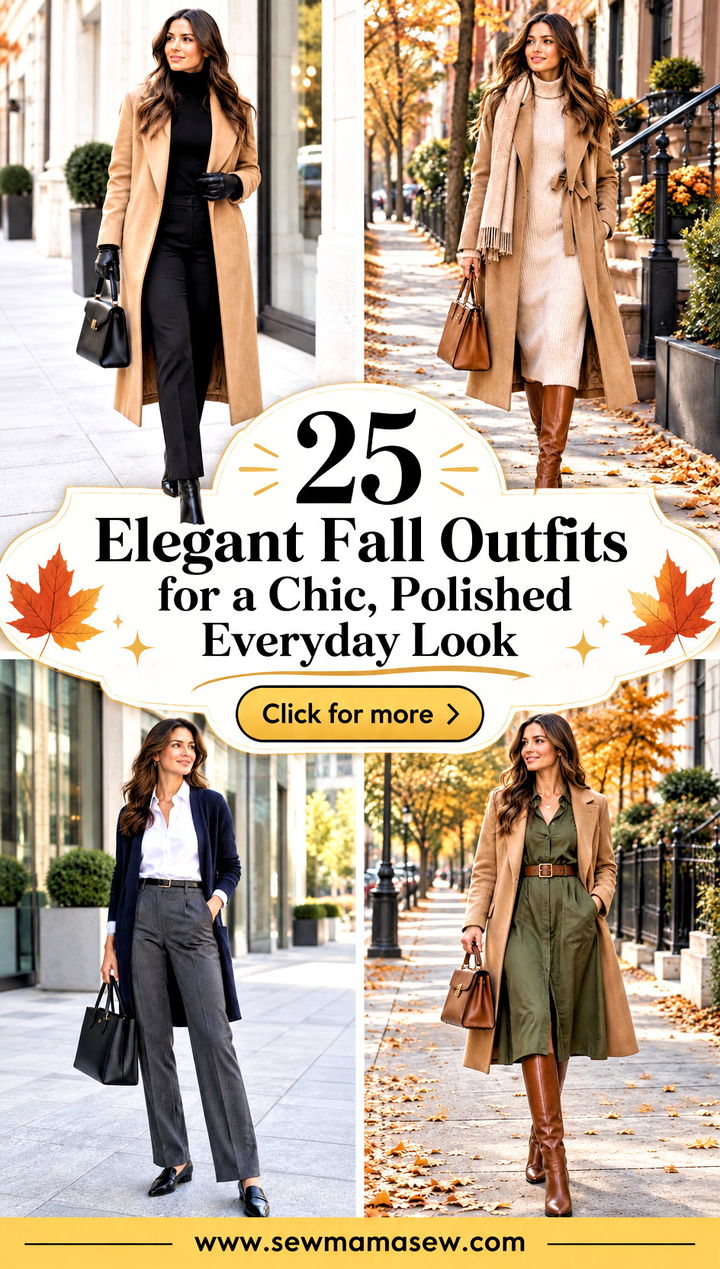 25 Elegant Fall Outfits for a Chic Polished Everyday Look - 25 Elegant Fall Outfits for a Chic, Polished Everyday Look