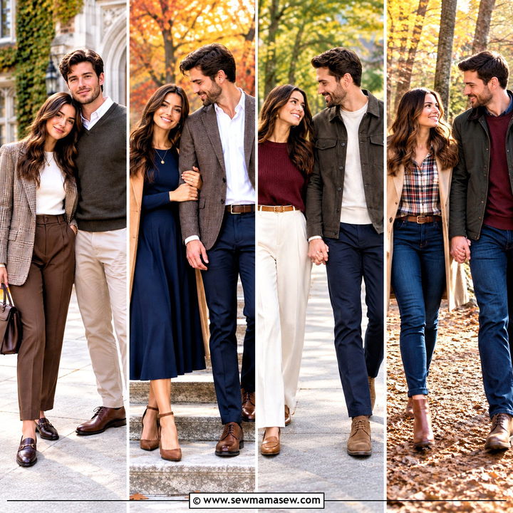25 Engagement Photos Outfits Fall: Romantic Couple Looks