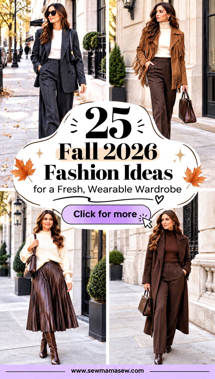 25 Fall 2026 Fashion Ideas for a Fresh Wearable Wardrobe - 25 Fall 2026 Fashion Ideas for a Fresh, Wearable Wardrobe