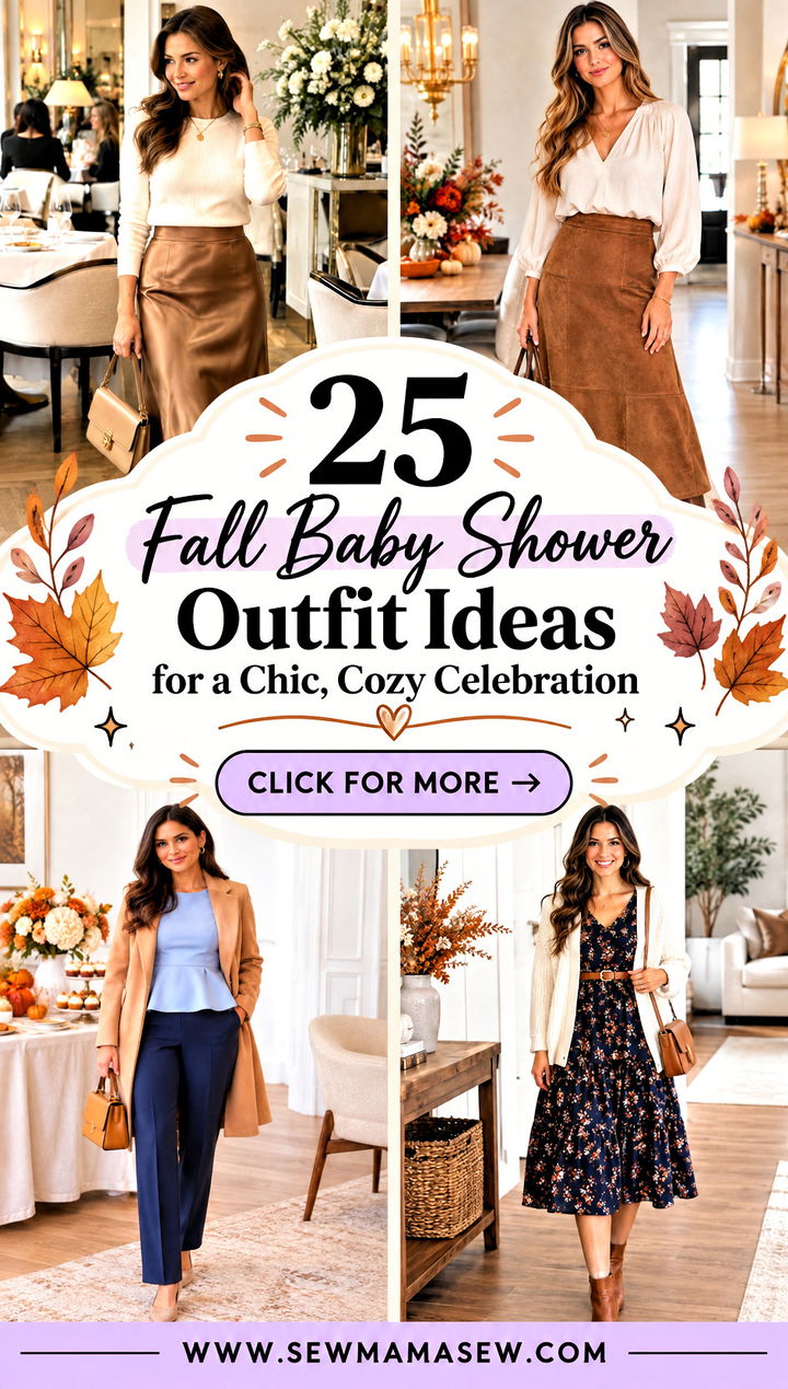 25 Fall Baby Shower Outfit Ideas for a Chic Cozy Celebration - 25 Fall Baby Shower Outfit Ideas for a Chic, Cozy Celebration