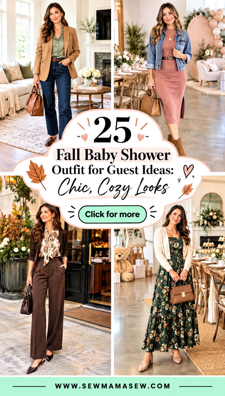 25 Fall Baby Shower Outfit for Guest Ideas Chic Cozy Looks - 25 Fall Baby Shower Outfit for Guest Ideas: Chic, Cozy Looks