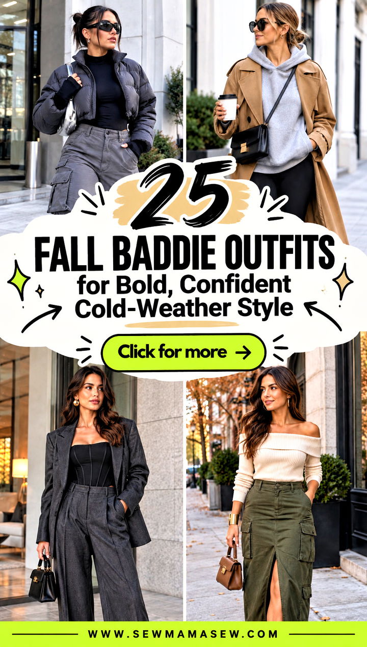 25 Fall Baddie Outfits for Bold Confident Cold-Weather Style - 25 Fall Baddie Outfits for Bold, Confident Cold-Weather Style