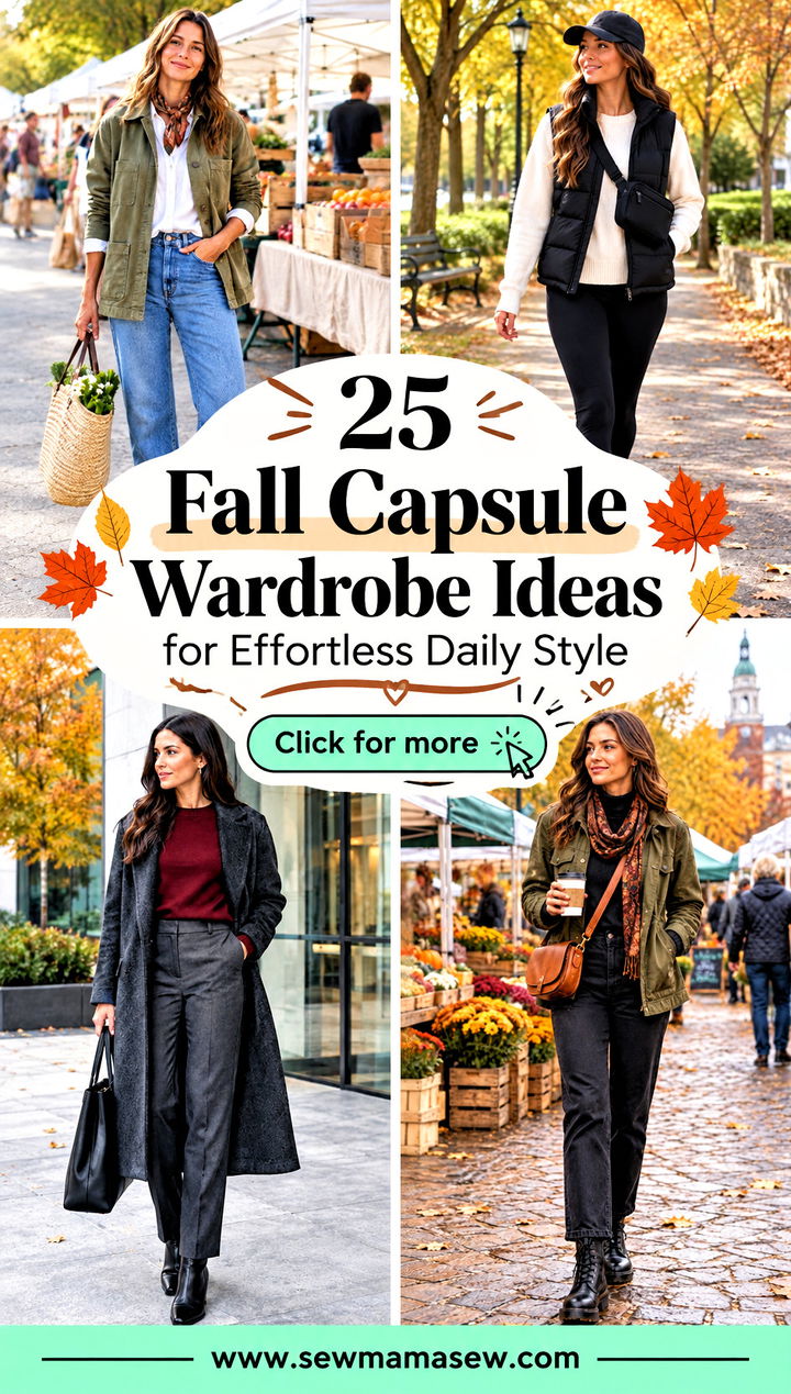 25 Fall Capsule Wardrobe Ideas for Effortless Daily Style - 25 Fall Capsule Wardrobe Ideas for Effortless Daily Style