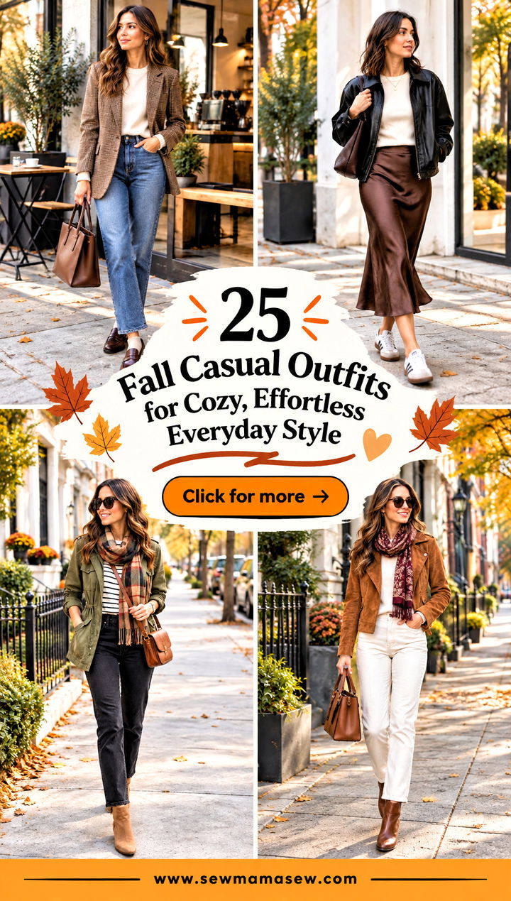 25 Fall Casual Outfits for Cozy Effortless Everyday Style - 25 Fall Casual Outfits for Cozy, Effortless Everyday Style