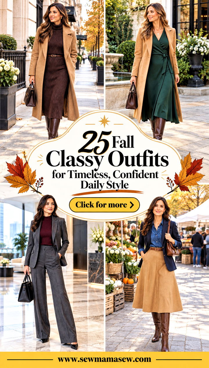 25 Fall Classy Outfits for Timeless Confident Daily Style - 25 Fall Classy Outfits for Timeless, Confident Daily Style