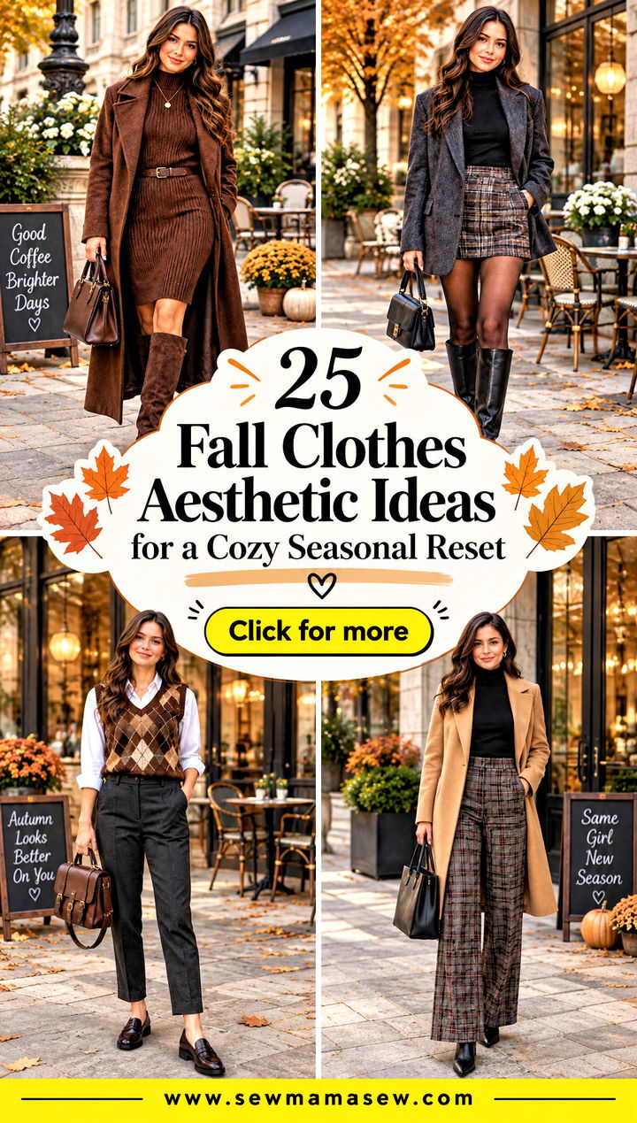 25 Fall Clothes Aesthetic Ideas for a Cozy Seasonal Reset - 25 Fall Clothes Aesthetic Ideas for a Cozy Seasonal Reset