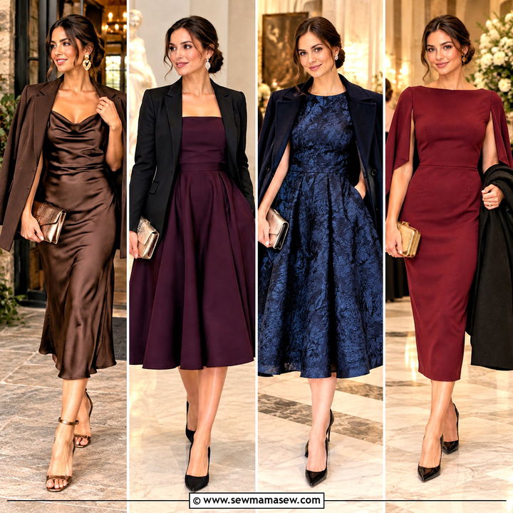 25 Fall Cocktail Dress Wedding Guest Ideas for Chic Celebrations