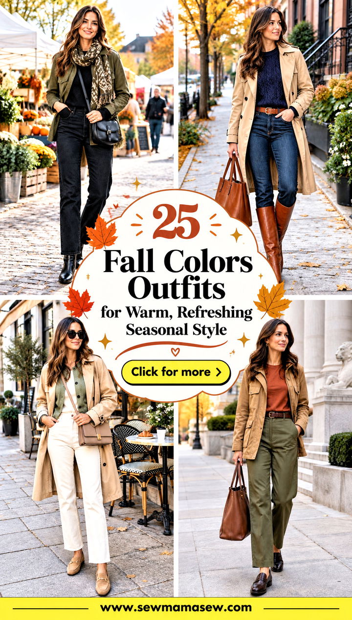 25 Fall Colors Outfits for Warm Refreshing Seasonal Style - 25 Fall Colors Outfits for Warm, Refreshing Seasonal Style