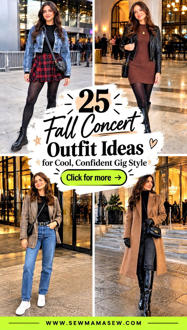 25 Fall Concert Outfit Ideas for Cool Confident Gig Style - 25 Fall Concert Outfit Ideas for Cool, Confident Gig Style