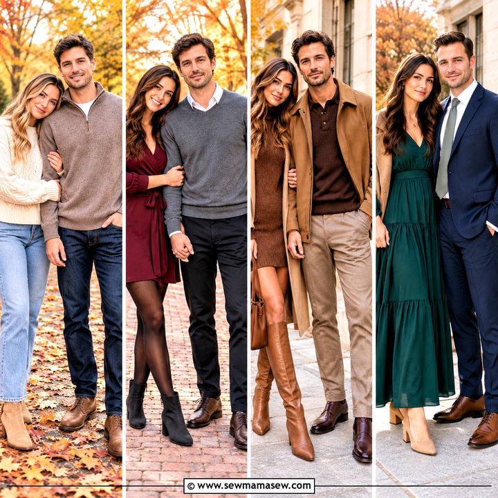 25 Fall Couples Photoshoot Outfits for Sweet, Cozy Moments