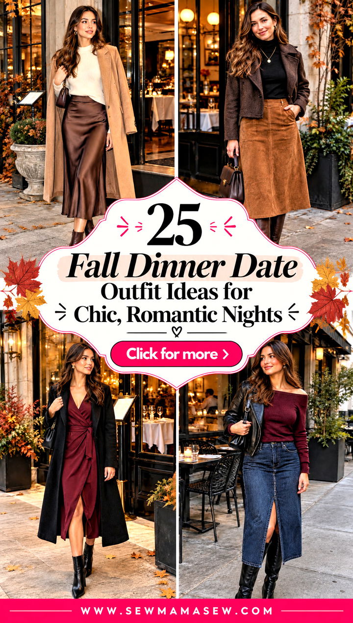 25 Fall Dinner Date Outfit Ideas for Chic Romantic Nights - 25 Fall Dinner Date Outfit Ideas for Chic, Romantic Nights