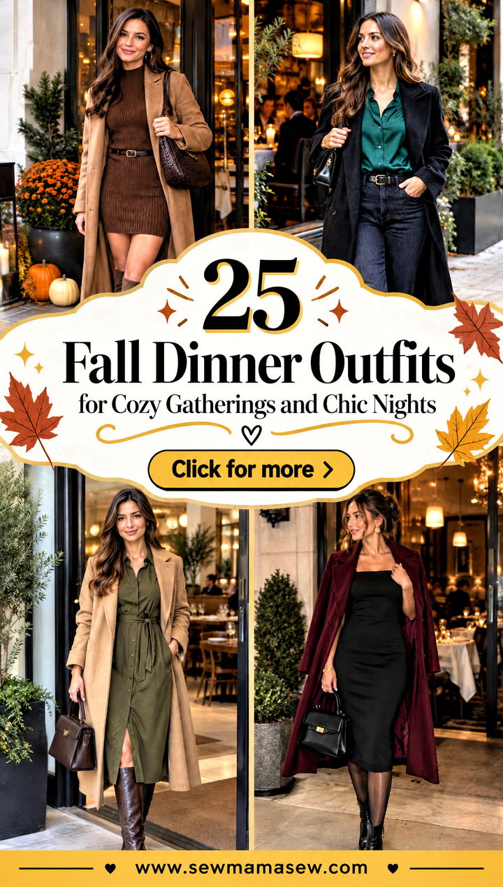 25 Fall Dinner Outfits for Cozy Gatherings and Chic Nights - 25 Fall Dinner Outfits for Cozy Gatherings and Chic Nights