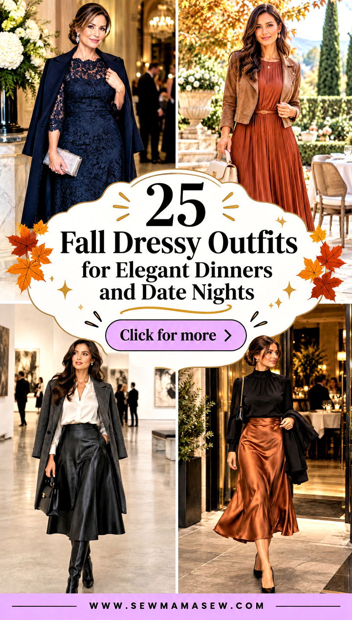 25 Fall Dressy Outfits for Elegant Dinners and Date Nights - 25 Fall Dressy Outfits for Elegant Dinners and Date Nights