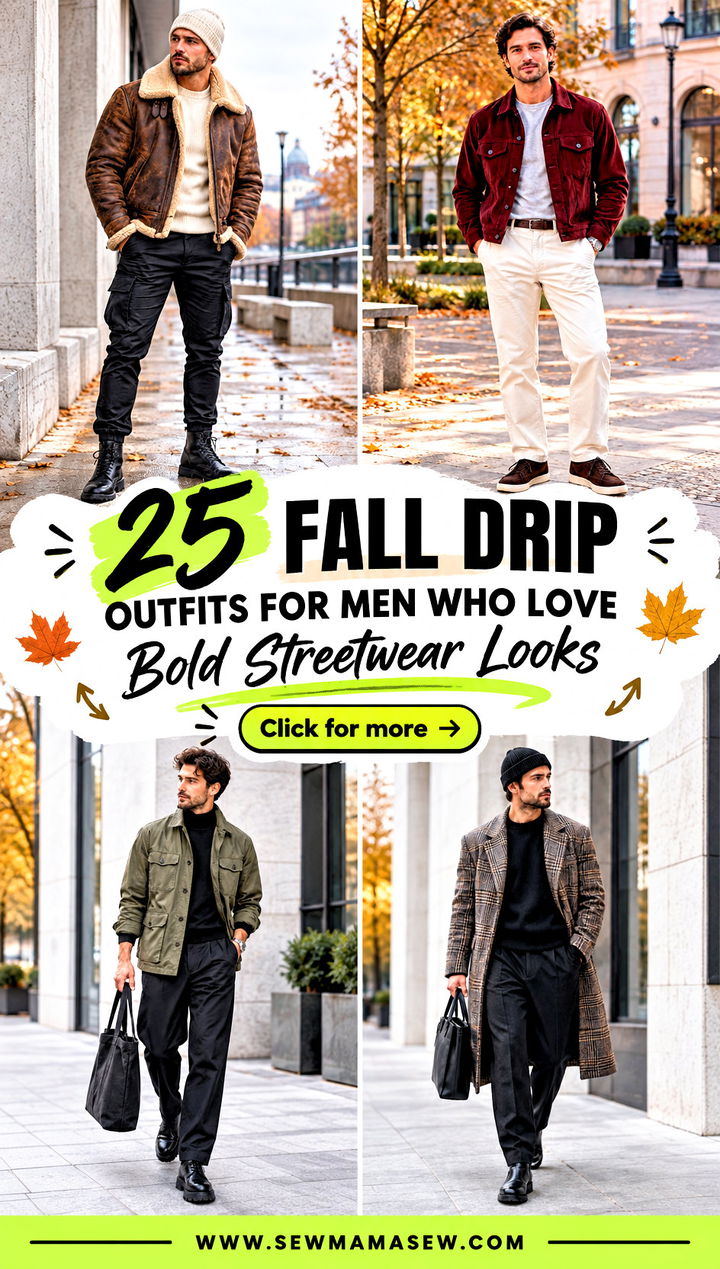 25 Fall Drip Outfits for Men Who Love Bold Streetwear Looks - 25 Fall Drip Outfits for Men Who Love Bold Streetwear Looks