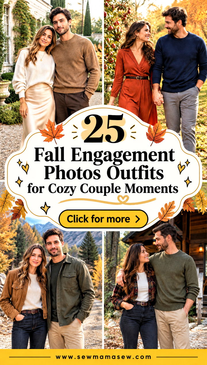 25 Fall Engagement Photos Outfits for Cozy Couple Moments - 25 Fall Engagement Photos Outfits for Cozy Couple Moments