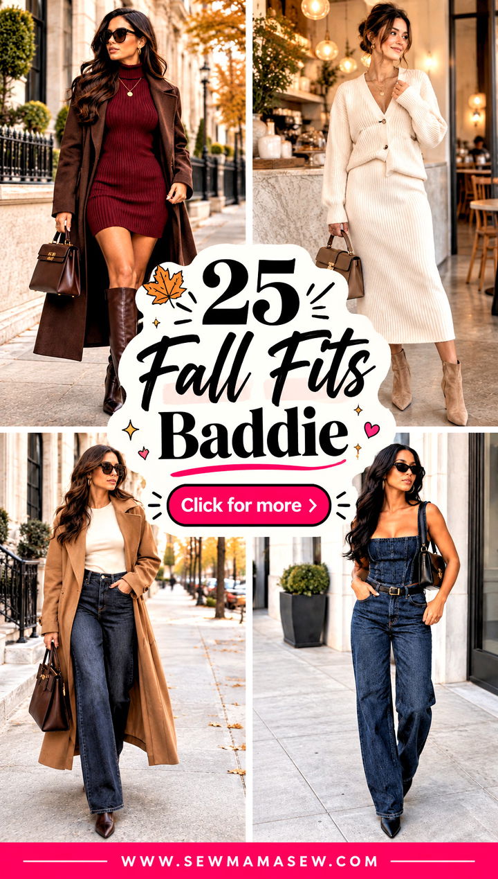 25 Fall Fits Baddie Bold Looks for Crisp Autumn Weekends - 25 Fall Fits Baddie: Bold Looks for Crisp Autumn Weekends