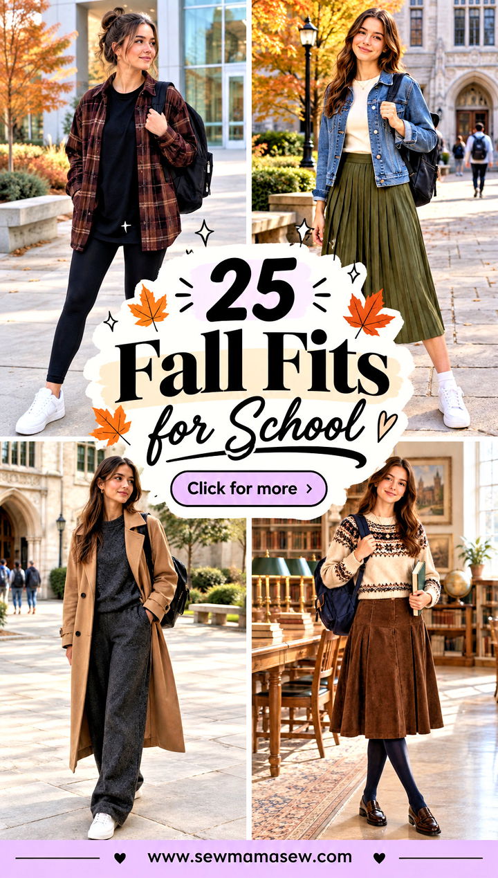 25 Fall Fits for School Cute Cozy Looks for Campus Days - 25 Fall Fits for School: Cute, Cozy Looks for Campus Days