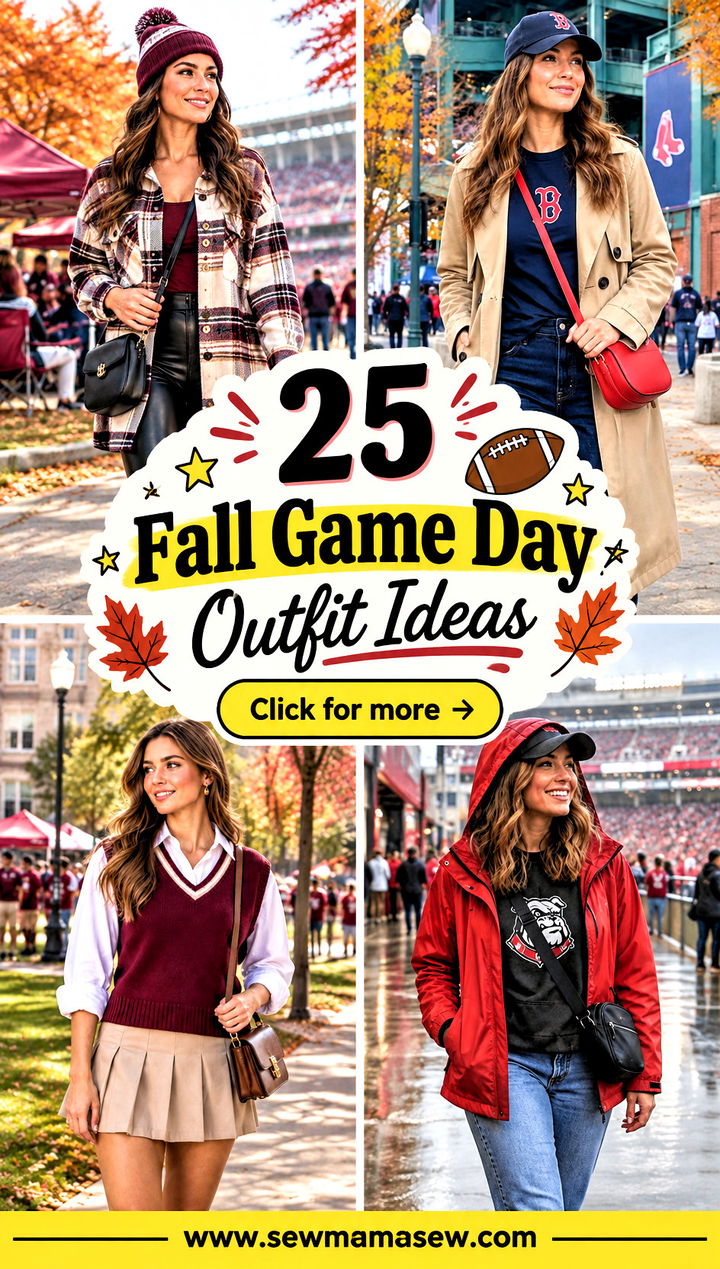 25 Fall Game Day Outfit Ideas Cozy Looks With Team Spirit - 25 Fall Game Day Outfit Ideas: Cozy Looks With Team Spirit