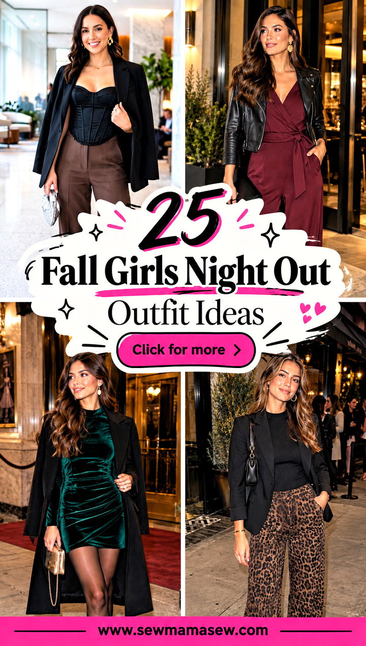 25 Fall Girls Night Out Outfit Ideas for a Stylish Escape - 25 Fall Girls Night Out Outfit Ideas for a Stylish Escape