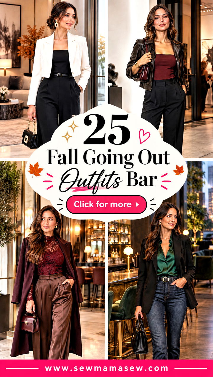 25 Fall Going Out Outfits Bar Bold Looks for Cool Nights - 25 Fall Going Out Outfits Bar: Bold Looks for Cool Nights