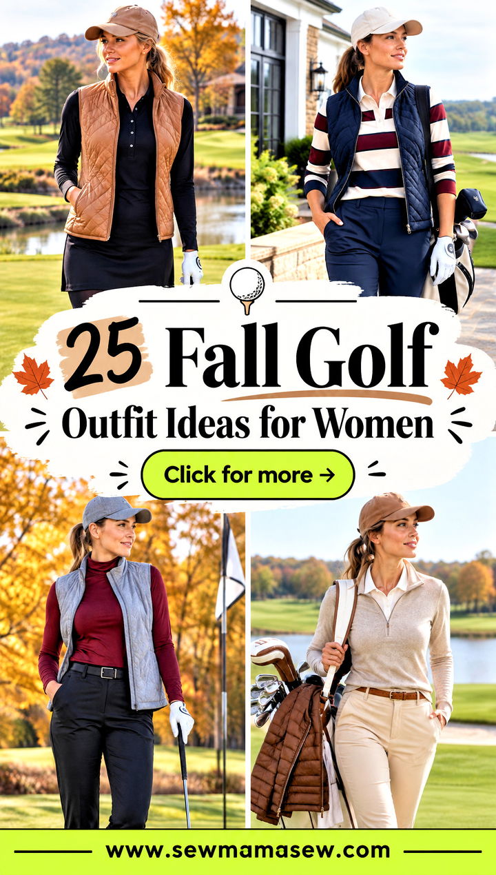 25 Fall Golf Outfit Ideas for Women Chic Layers to Try Now - 25 Fall Golf Outfit Ideas for Women: Chic Layers to Try Now