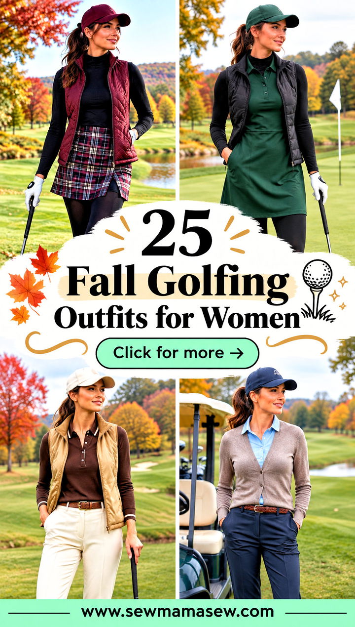 25 Fall Golfing Outfits for Women Cozy Looks for Tee Time - 25 Fall Golfing Outfits for Women: Cozy Looks for Tee Time