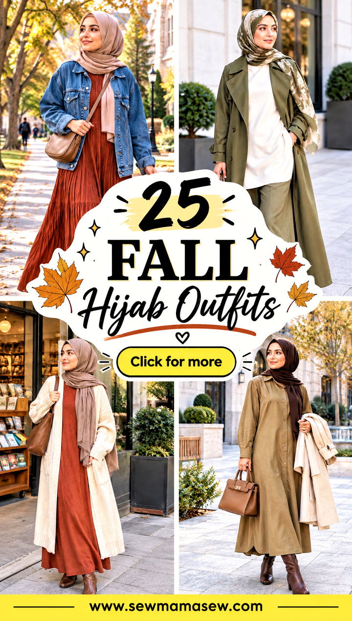 25 Fall Hijab Outfits Cozy Modest Looks for Autumn Days - 25 Fall Hijab Outfits: Cozy, Modest Looks for Autumn Days
