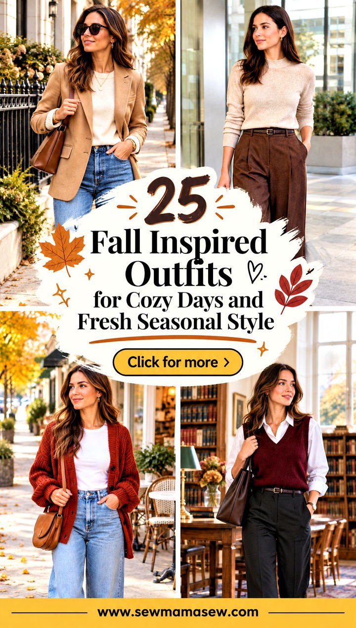 25 Fall Inspired Outfits for Cozy Days and Fresh Seasonal Style - 25 Fall Inspired Outfits for Cozy Days and Fresh Seasonal Style