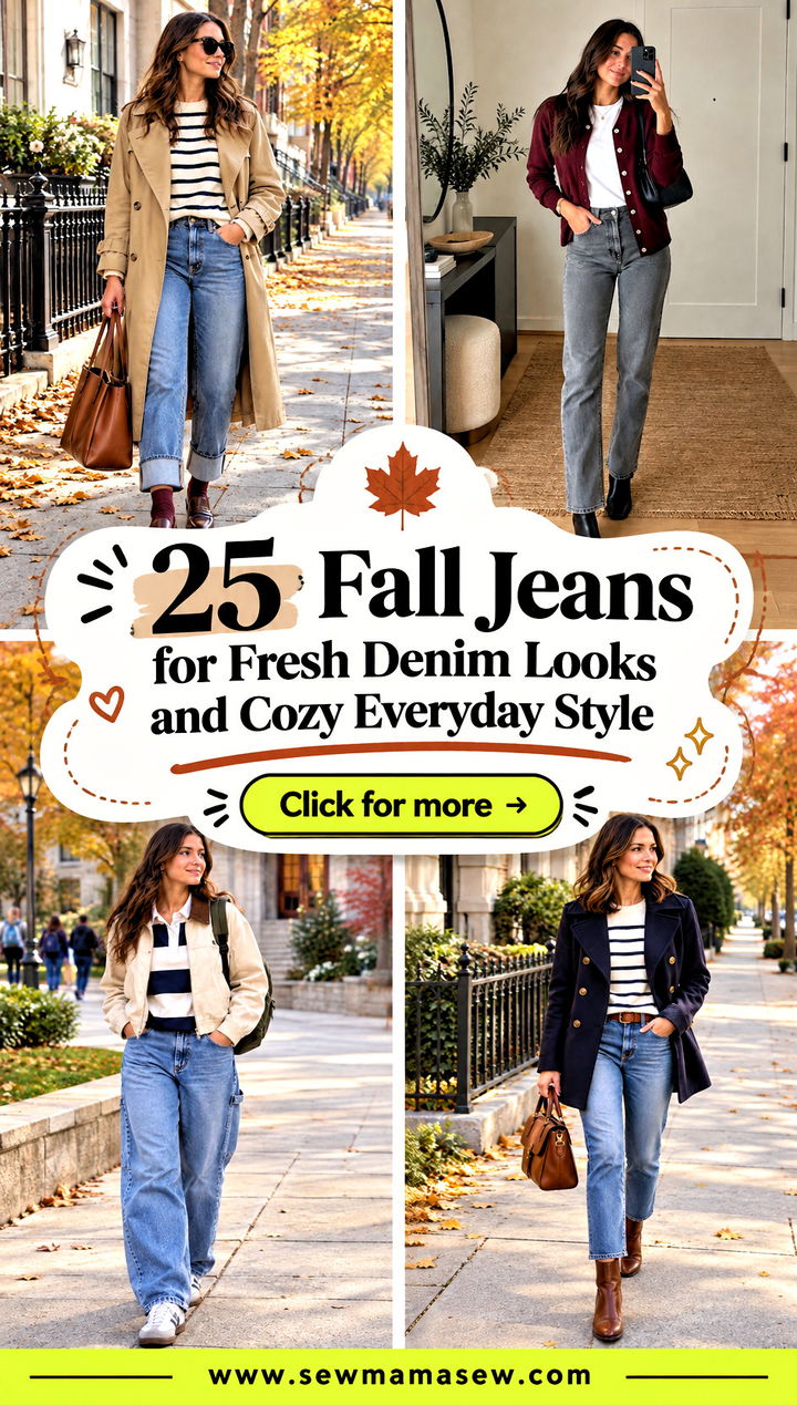 25 Fall Jeans for Fresh Denim Looks and Cozy Everyday Style - 25 Fall Jeans for Fresh Denim Looks and Cozy Everyday Style