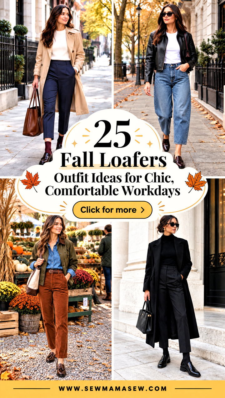 25 Fall Loafers Outfit Ideas for Chic Comfortable Workdays - 25 Fall Loafers Outfit Ideas for Chic, Comfortable Workdays