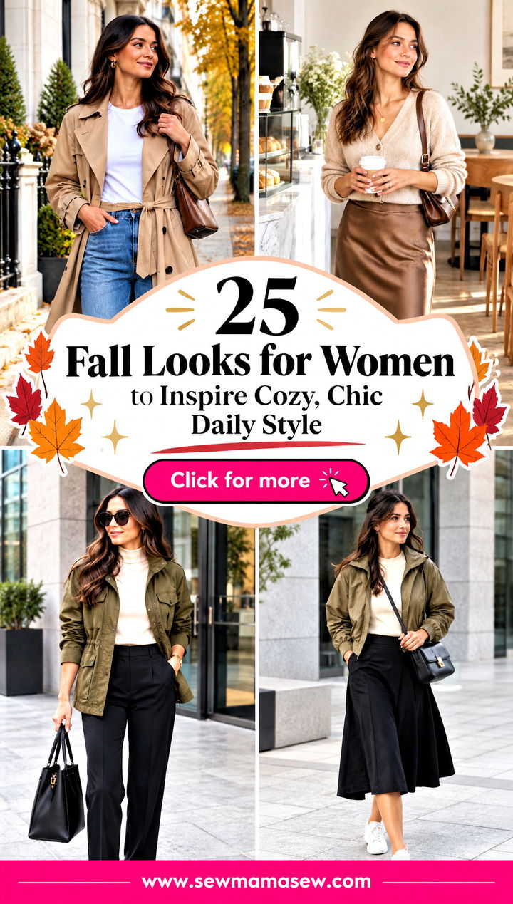 25 Fall Looks for Women to Inspire Cozy Chic Daily Style - 25 Fall Looks for Women to Inspire Cozy, Chic Daily Style