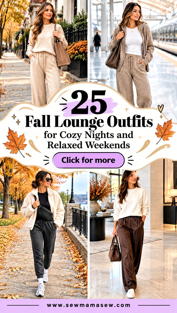 25 Fall Lounge Outfits for Cozy Nights and Relaxed Weekends - 25 Fall Lounge Outfits for Cozy Nights and Relaxed Weekends