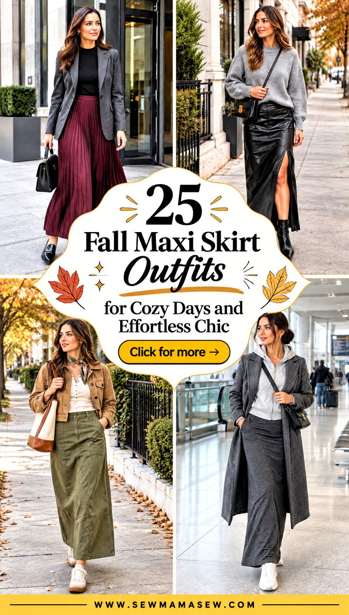 25 Fall Maxi Skirt Outfits for Cozy Days and Effortless Chic - 25 Fall Maxi Skirt Outfits for Cozy Days and Effortless Chic