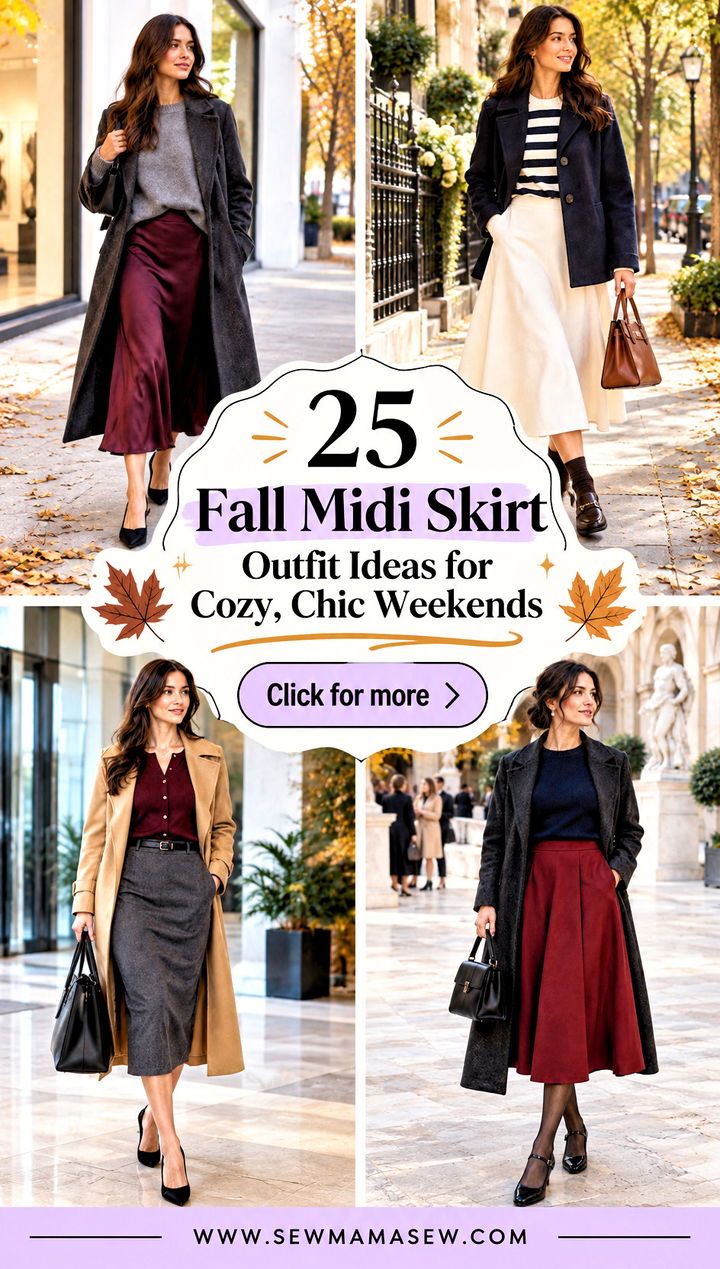 25 Fall Midi Skirt Outfit Ideas for Cozy Chic Weekends - 25 Fall Midi Skirt Outfit Ideas for Cozy, Chic Weekends