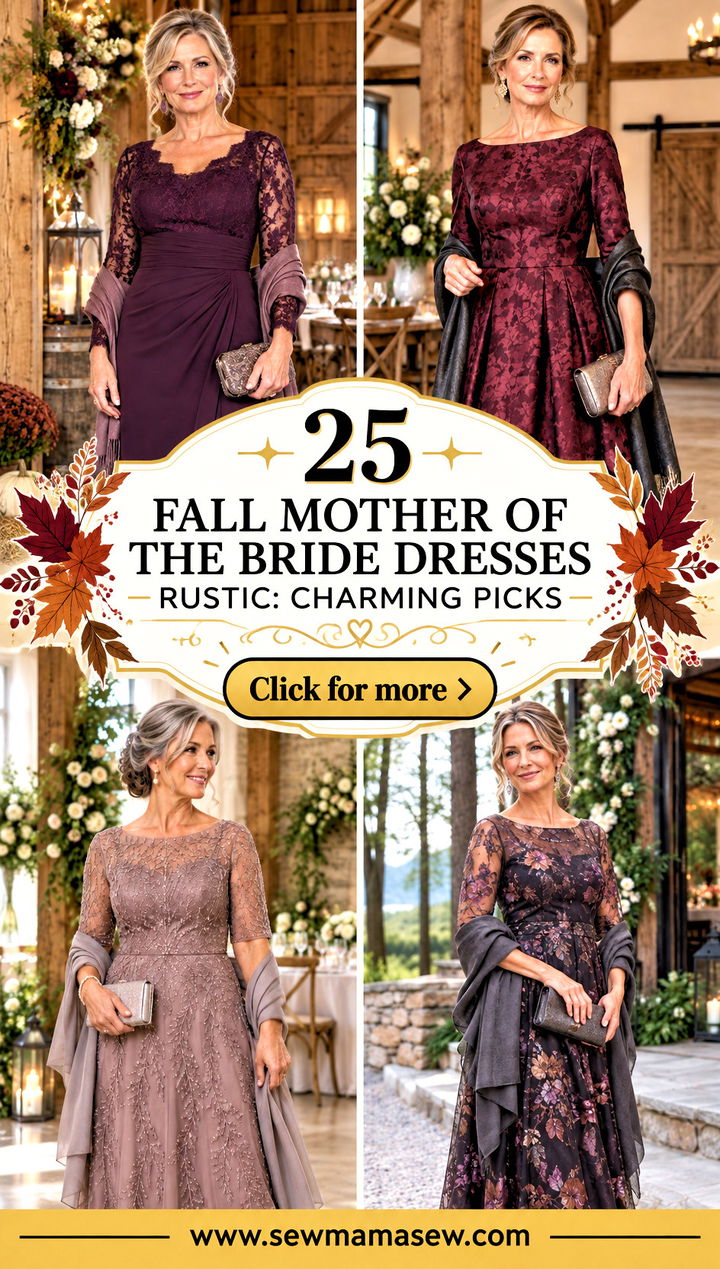 25 Fall Mother of the Bride Dresses Rustic Charming Picks - 25 Fall Mother of the Bride Dresses Rustic: Charming Picks