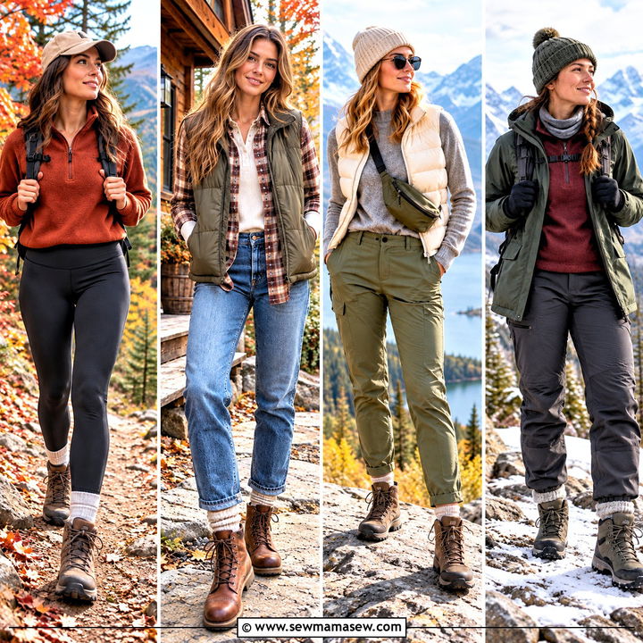 25 Fall Mountain Outfit Ideas for Cozy Scenic Getaways