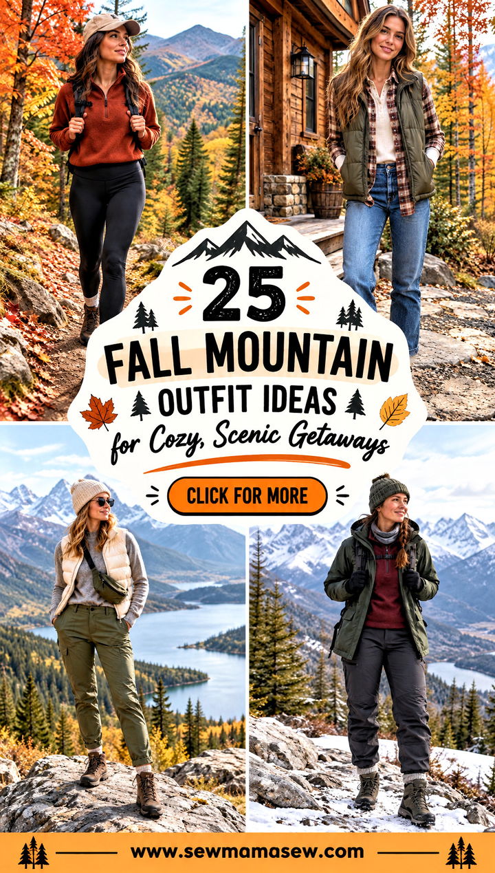 25 Fall Mountain Outfit Ideas for Cozy Scenic Getaways - 25 Fall Mountain Outfit Ideas for Cozy, Scenic Getaways