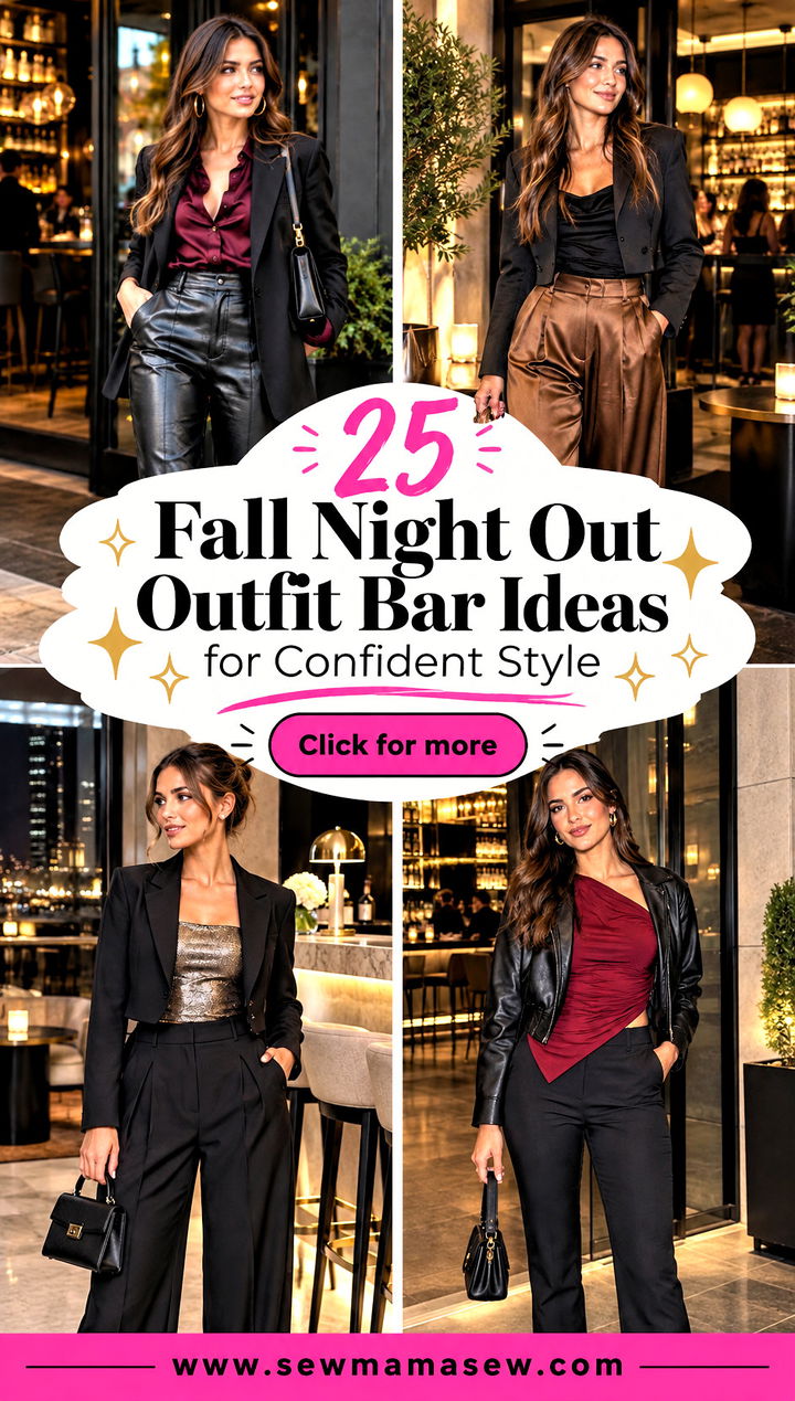 25 Fall Night Out Outfit Bar Ideas for Confident Style - 25 Fall Night Out Outfit Bar Ideas for Confident Style
