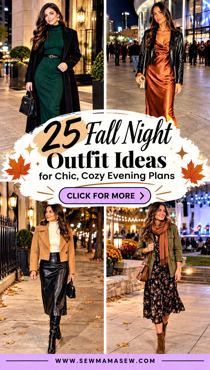 25 Fall Night Outfit Ideas for Chic Cozy Evening Plans - 25 Fall Night Outfit Ideas for Chic, Cozy Evening Plans