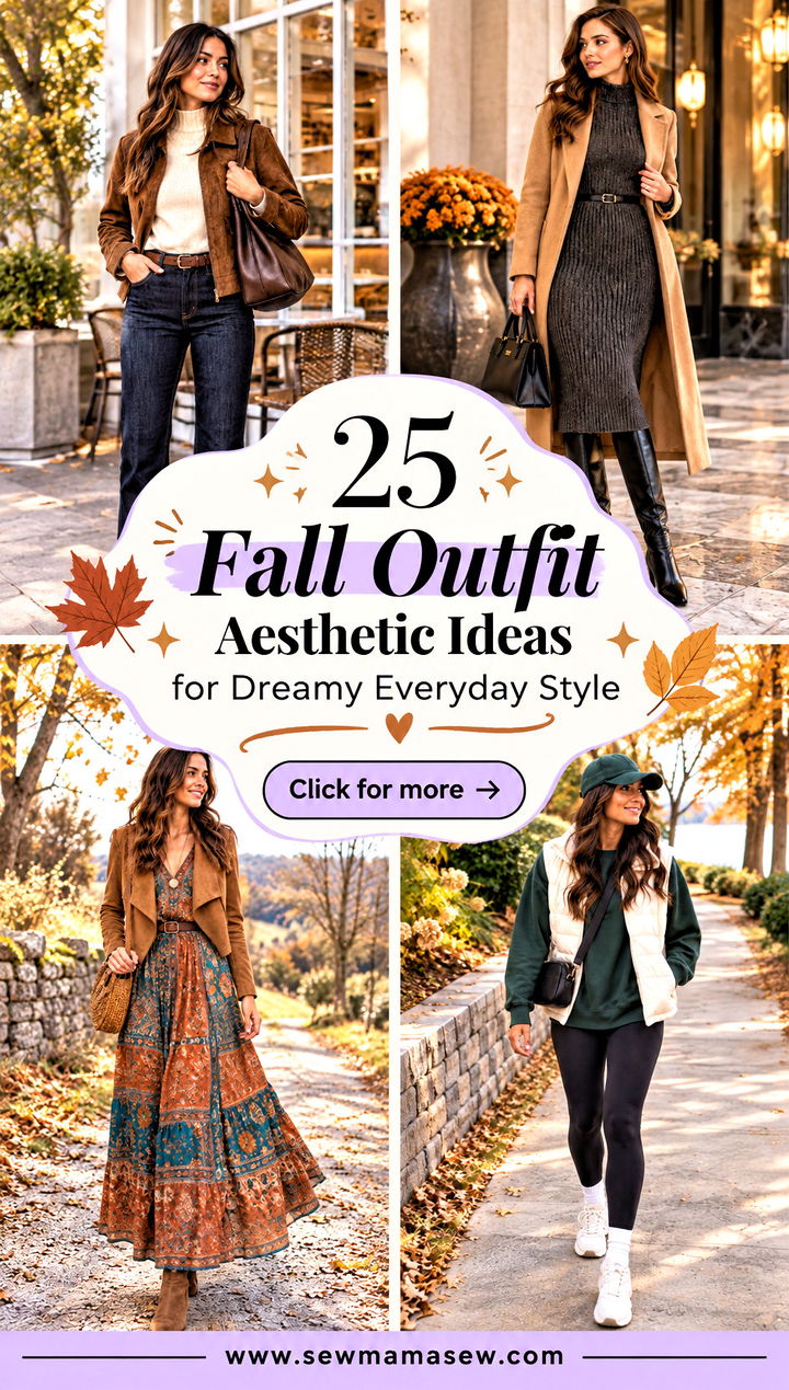 25 Fall Outfit Aesthetic Ideas for Dreamy Everyday Style - 25 Fall Outfit Aesthetic Ideas for Dreamy Everyday Style