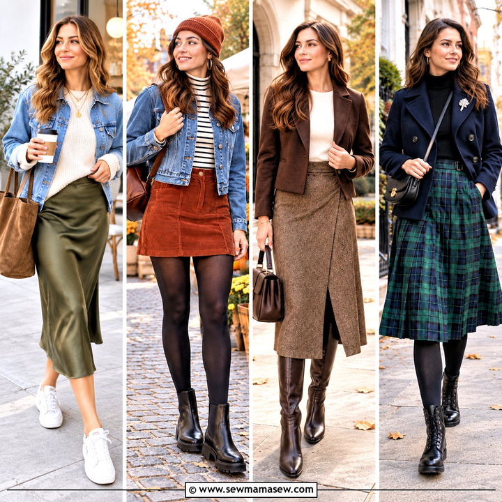 25 Fall Outfit Skirt Ideas for Cozy, Effortless Everyday Style
