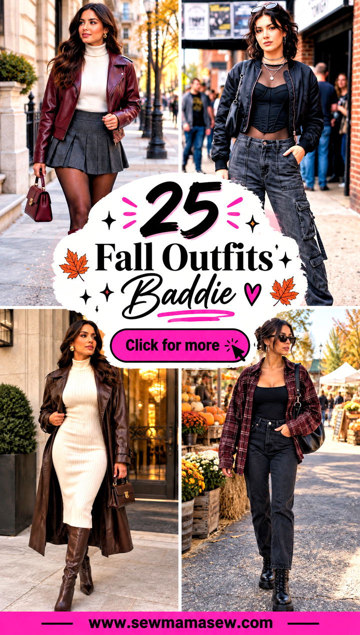 25 Fall Outfits Baddie Bold Looks for Cool Autumn Days - 25 Fall Outfits Baddie: Bold Looks for Cool Autumn Days
